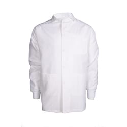 CritiCore Protective Wear Hip-Length Fluid Barrier Lab Coat
